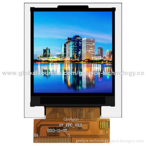 1.44-inch TFT LCD Panel, 128 RGB x 128P Resolution, 8/16-bit Interface and LED Backlight
